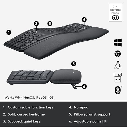 Logitech ERGO Wireless Ergonomic Keyboard