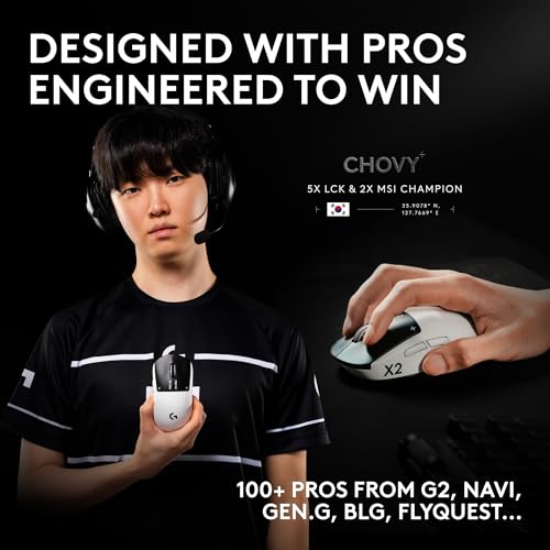 Logitech G PRO X2 SUPERSTRIKE Wireless Gaming Mouse