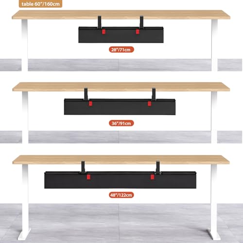 Univivi Under-Desk Cable Management Tray for Office Desks