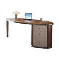 DorkTees Office Desk Minimalist Solid Wood Desk Study Light Luxury Modern Home Company Boss Office Computer Writing Standing Desk