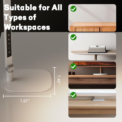 LitONES Edge-Lit LED Desk Lamp for Home Office