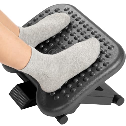 HUANUO Adjustable Under-Desk Foot Rest for Office