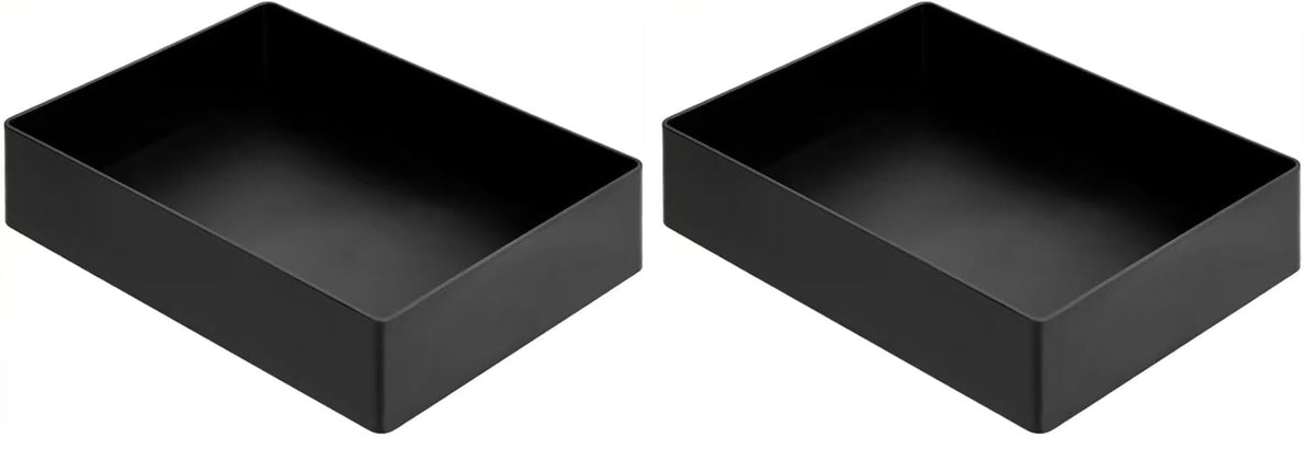 Plastic Desk Organizer with Storage Trays & Pen Holder
