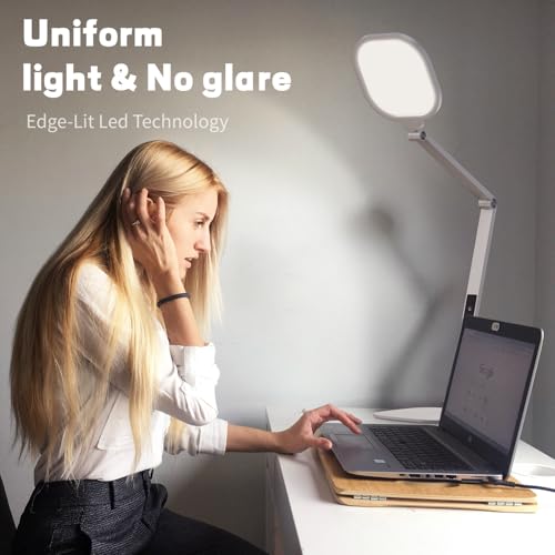 LitONES Edge-Lit LED Desk Lamp for Home Office