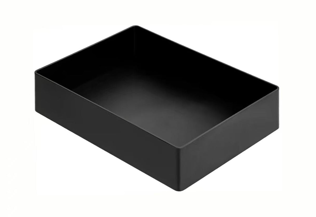 Plastic Desk Organizer with Storage Trays & Pen Holder