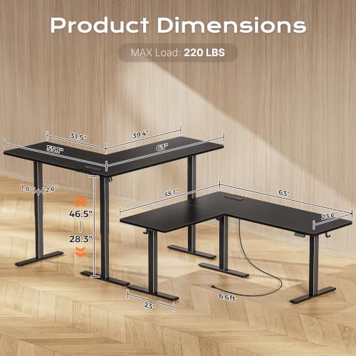 Huuger Electric Standing Desk ACD13132