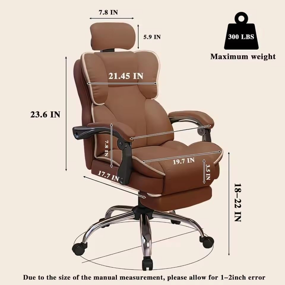 KKIUUUYTGT Executive Office Chair Computer Desk Chairs Ergonomic