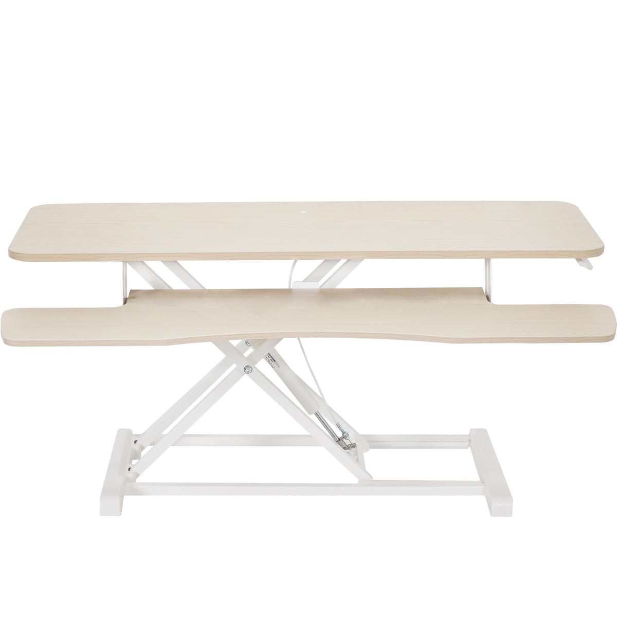 VIVO Desk Converter, K Series, Height Adjustable Sit to Stand Riser, Dual Monitor and Laptop Workstation with Wide Keyboard Tray