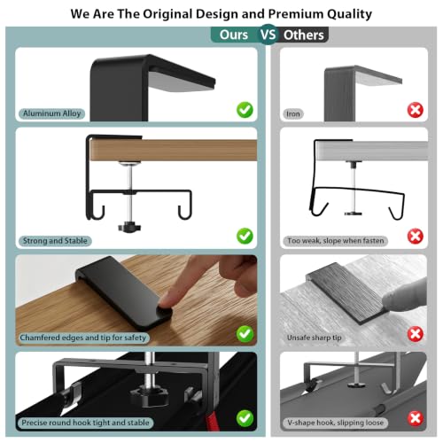 Univivi Under-Desk Cable Management Tray for Office Desks