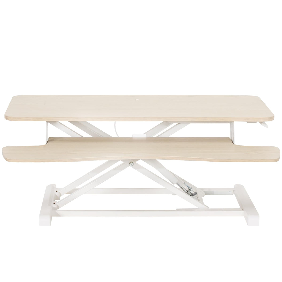 VIVO Desk Converter, K Series, Height Adjustable Sit to Stand Riser, Dual Monitor and Laptop Workstation with Wide Keyboard Tray