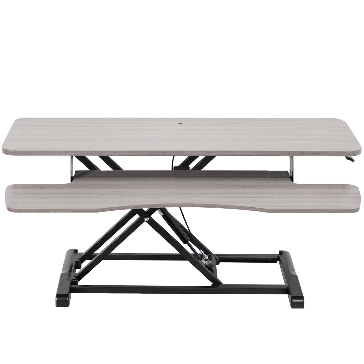 VIVO Desk Converter, K Series, Height Adjustable Sit to Stand Riser, Dual Monitor and Laptop Workstation with Wide Keyboard Tray