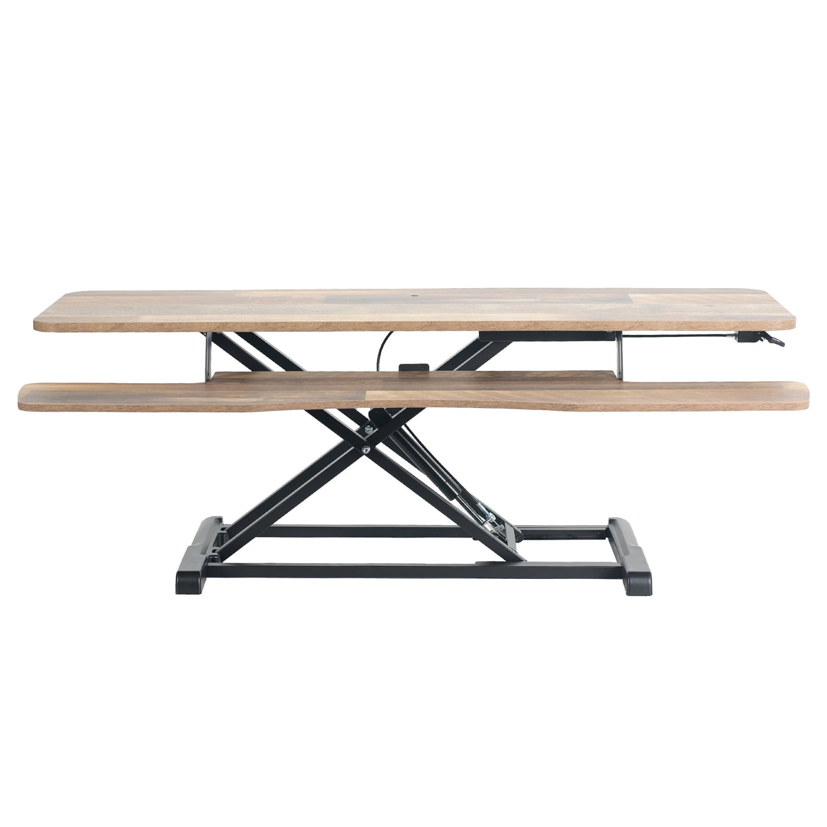 VIVO Desk Converter, K Series, Height Adjustable Sit to Stand Riser, Dual Monitor and Laptop Workstation with Wide Keyboard Tray
