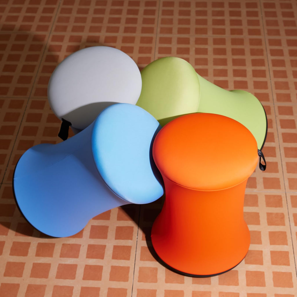 TopJob Boba Chair Stylish Active Wobble Stool, ADHD Chair, Improves Posture and Focus, Ergonomic with Height Adjustable Stool for Adults Children for Home Office, Study Room