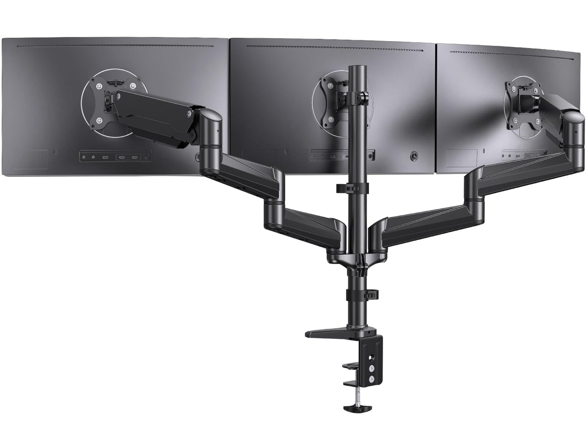 ErGear Triple Monitor Arm, Fully Adjustable Monitor Mount