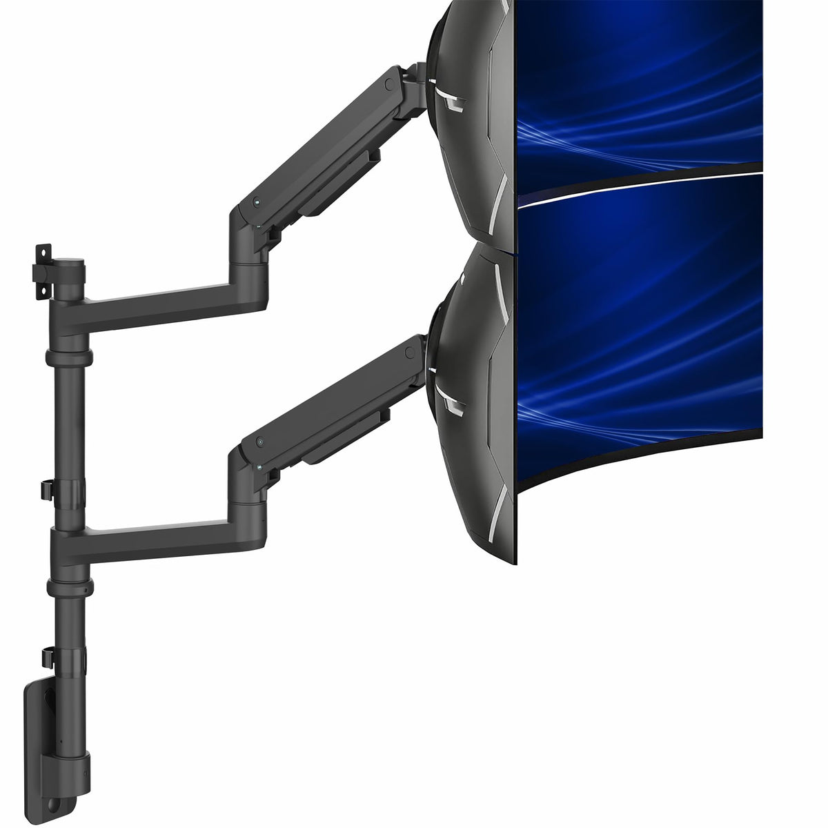 VIVO Pneumatic Arm Single Ultrawide Monitor Extra Tall Desk Mount
