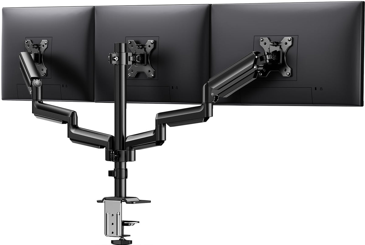 ErGear Triple Monitor Arm, Fully Adjustable Monitor Mount