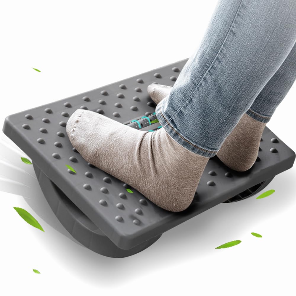 Casazenith Ergonomic Rocking Foot Rest for Under Desk