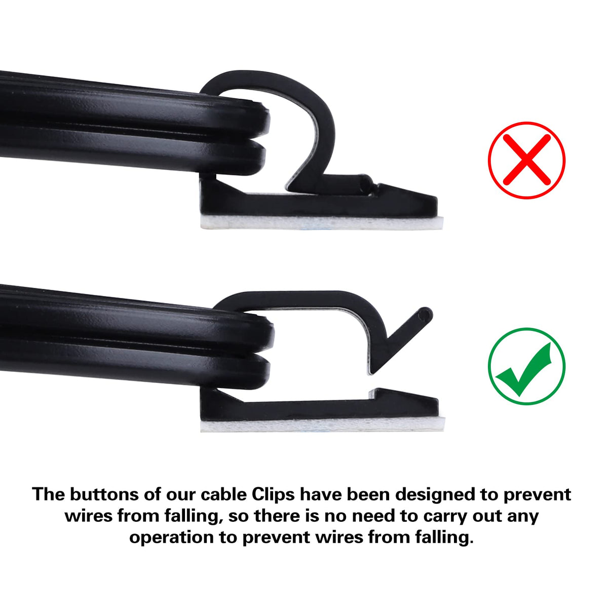 Electrical Cable Staples for Wire Management & Routing