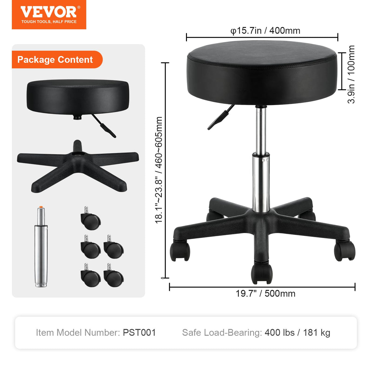 VEVOR Rolling Stools with Wheels
