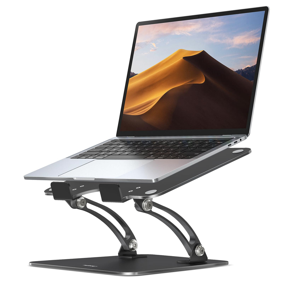 Nulaxy Large Heavy Duty Laptop Stand for Desk, Ergonomic Height Angle Adjustable Laptop Riser Holder Compatible with 10-17" Laptop Notebook Computer