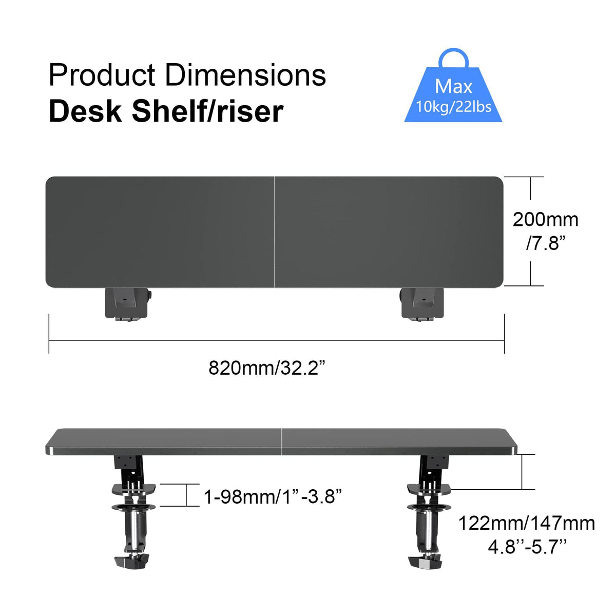 suptek Monitor Stand Riser for Computer,Laptop,Printer,Notebook…