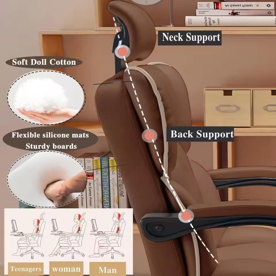 KKIUUUYTGT Executive Office Chair Computer Desk Chairs Ergonomic