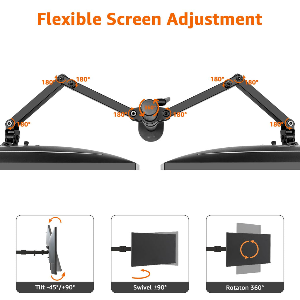 Amazon Basics Computer Monitor Arm Mount