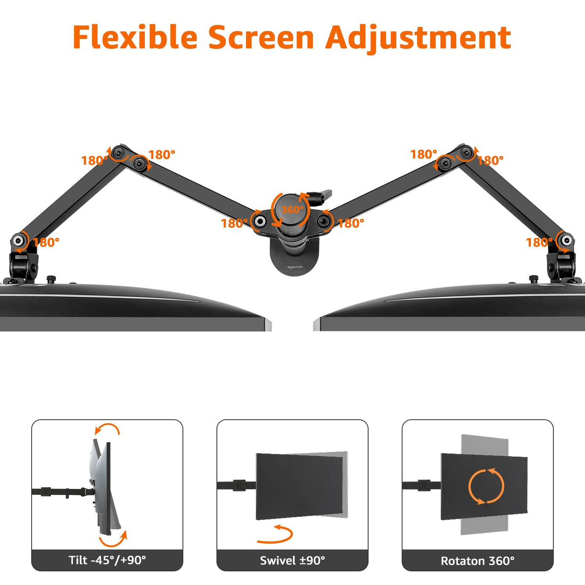 Amazon Basics Computer Monitor Arm Mount