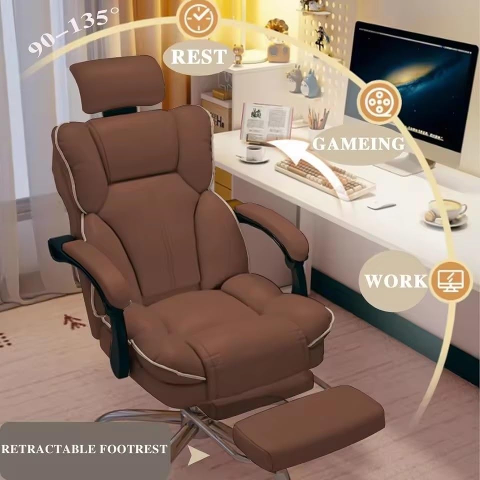 KKIUUUYTGT Executive Office Chair Computer Desk Chairs Ergonomic