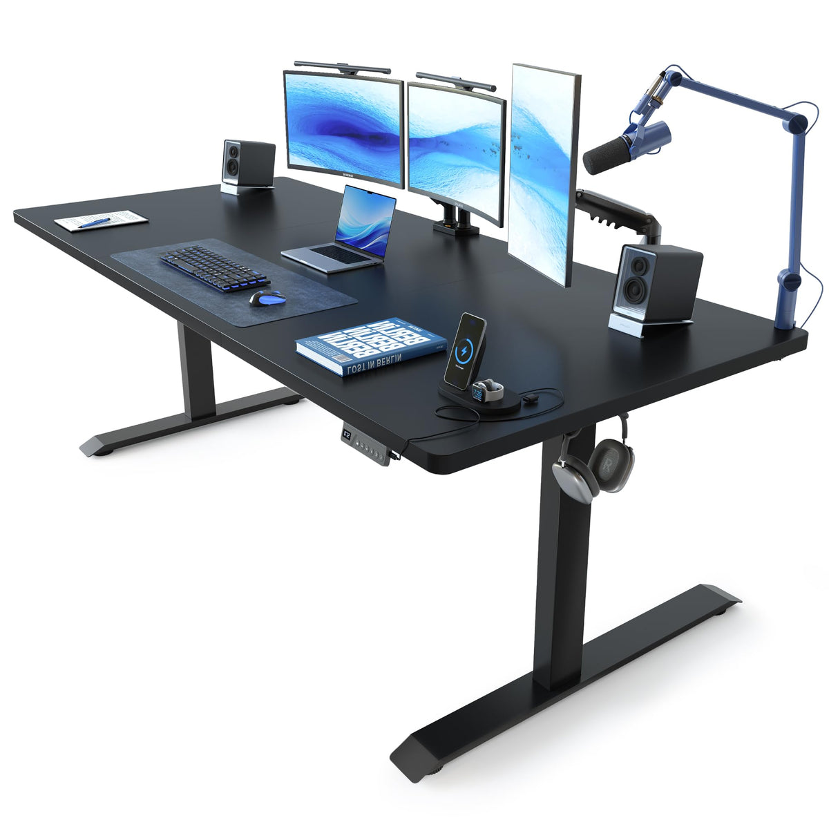 FEZIBO Standing Desk Electric Height Adjustable