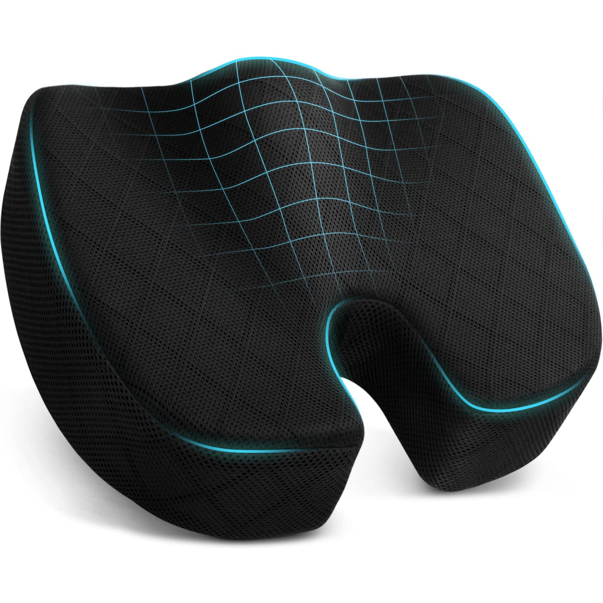 TushGuard Memory Foam Seat Cushion for Office Chairs