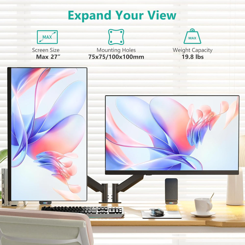 WALI Adjustable Monitor Arm Mount for 1–4 Screens