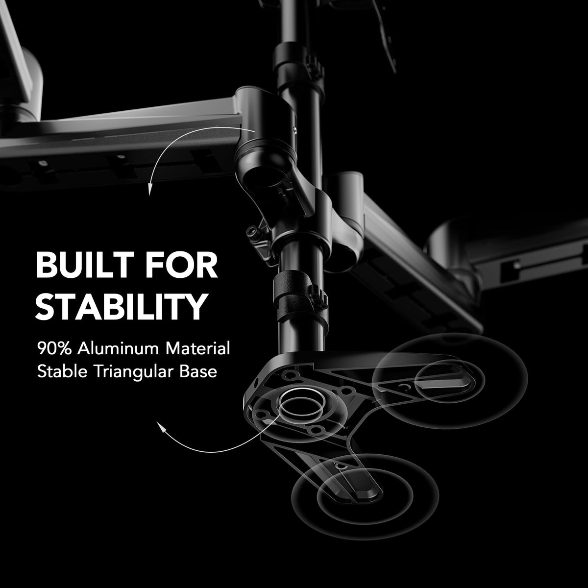 HUANUO Triple Monitor Mount for Screens