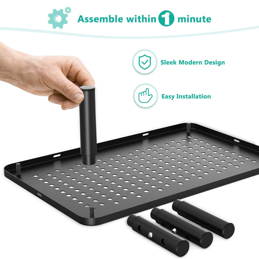 WALI Desk Organizer with Drawer, Pen Holder & Storage Compartments
