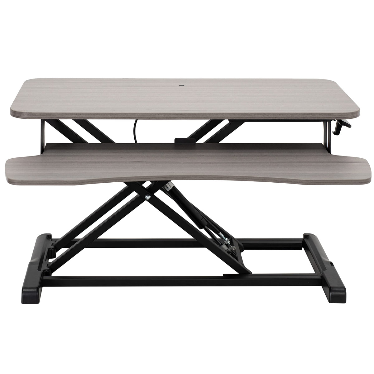 VIVO Desk Converter, K Series, Height Adjustable Sit to Stand Riser, Dual Monitor and Laptop Workstation with Wide Keyboard Tray