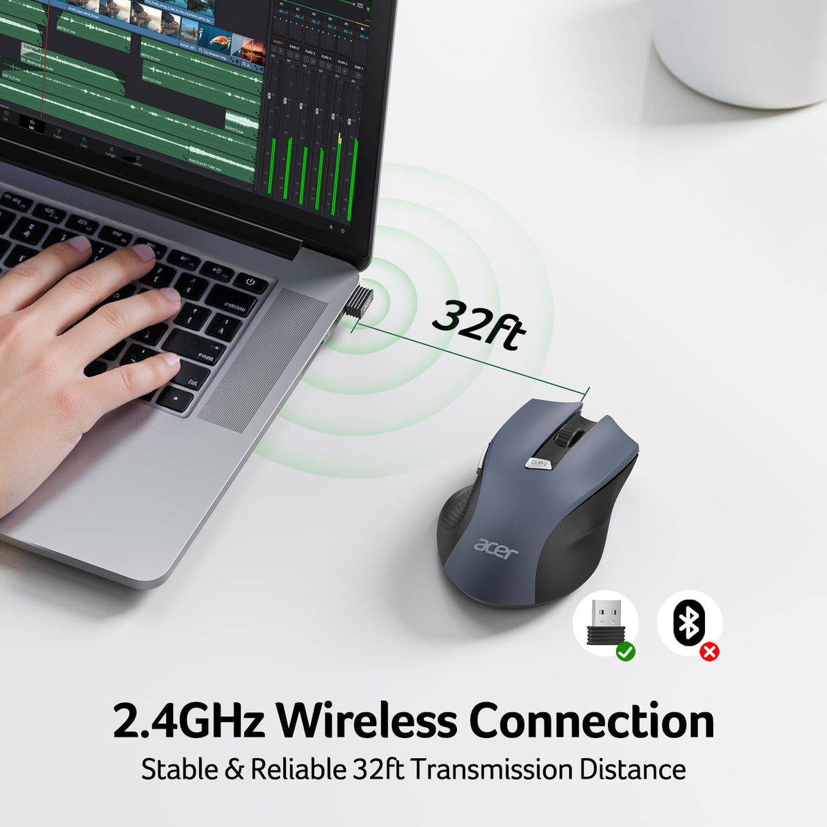 Acer Wireless Mouse for Laptop