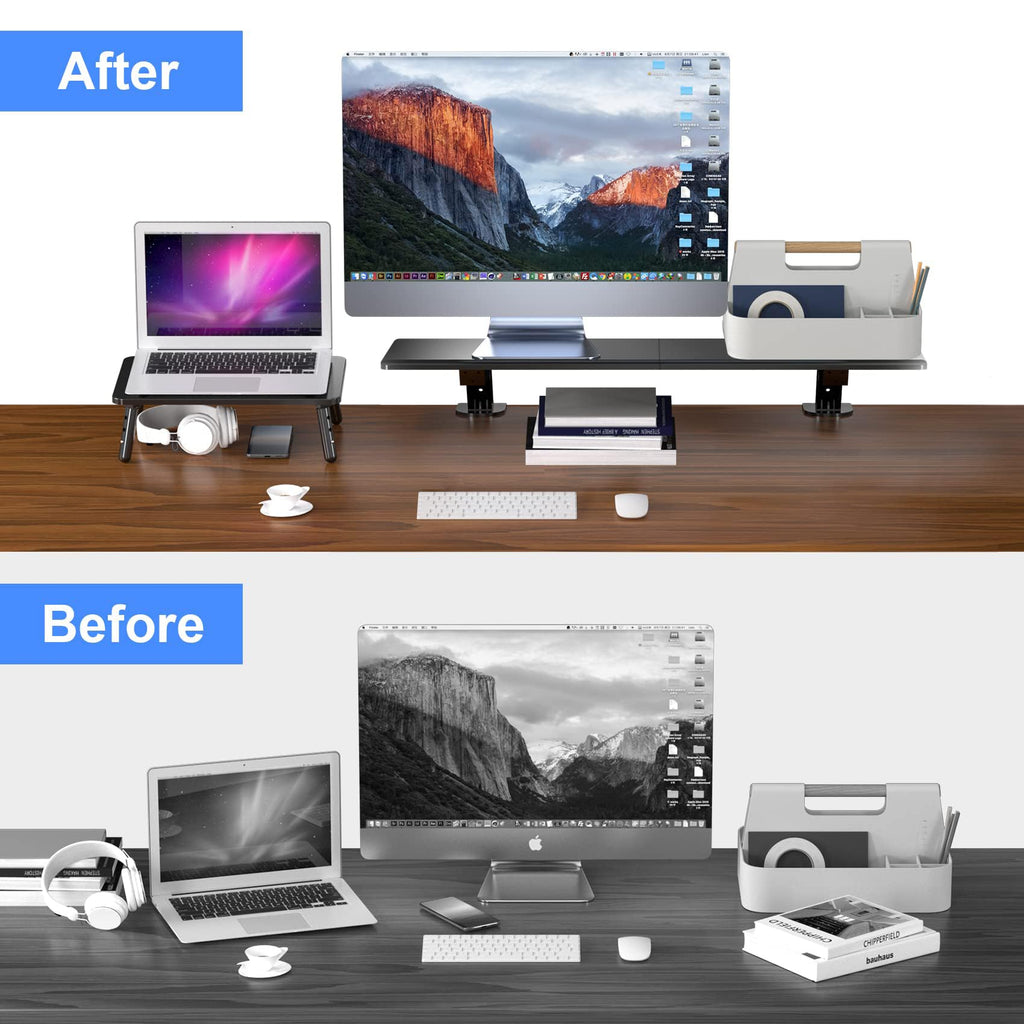 suptek Monitor Stand Riser for Computer,Laptop,Printer,Notebook…