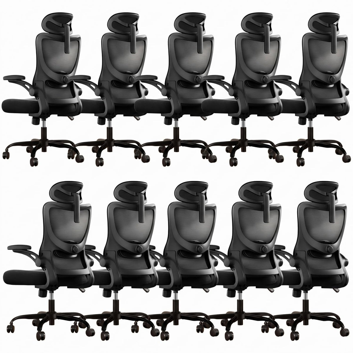 Marsail Ergonomic Office Chair with 3D Armrests