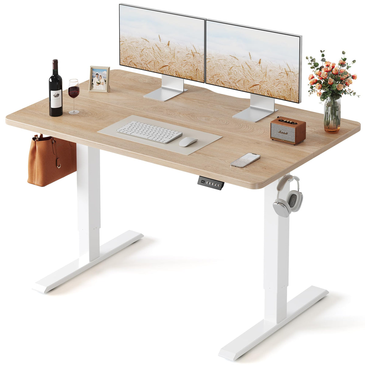 FEZIBO Standing Desk Electric Height Adjustable