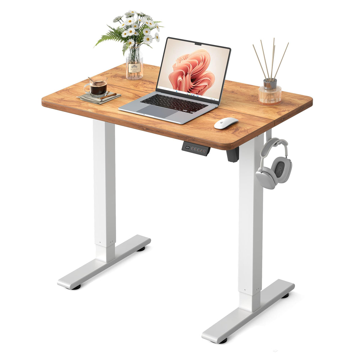 FEZIBO Standing Desk Electric Height Adjustable