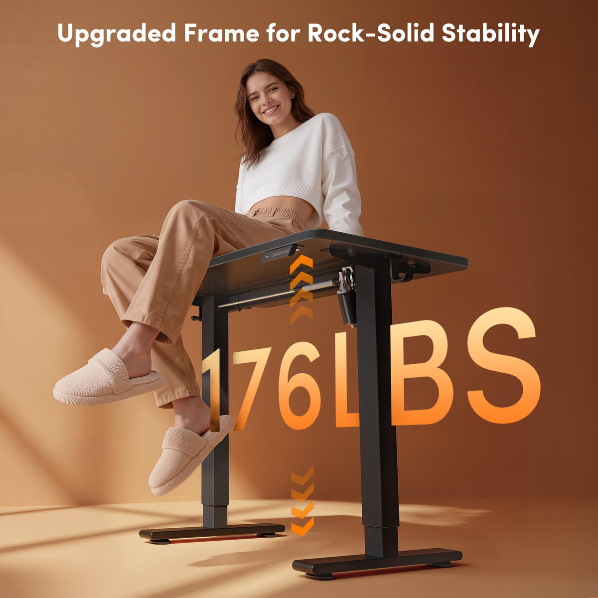 FEZIBO Standing Desk Electric Height Adjustable