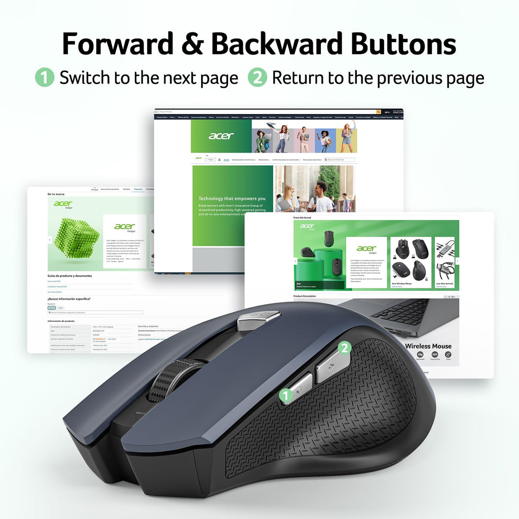 Acer Wireless Mouse for Laptop