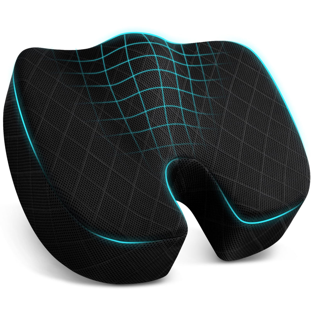 TushGuard Memory Foam Seat Cushion for Office Chairs