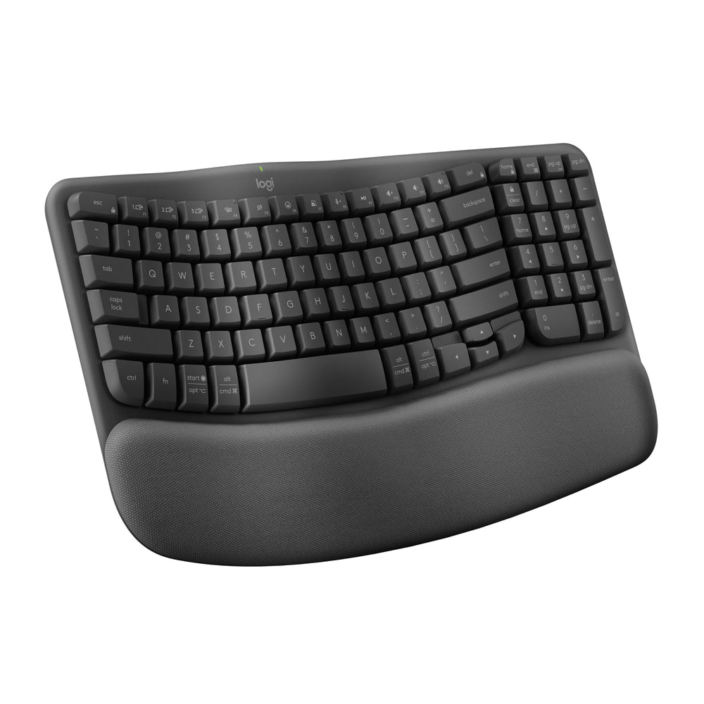 Logitech Wave Keys Ergonomic Wireless Keyboard & Mouse Combo