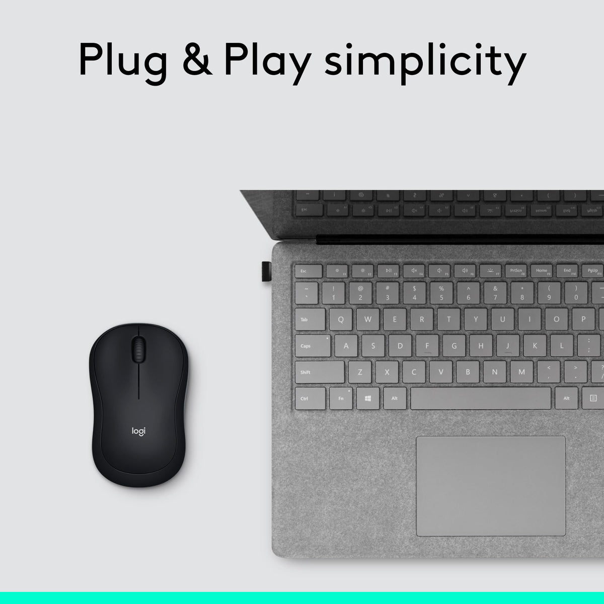 Logitech M240 Silent Bluetooth Wireless Mouse for Office Use