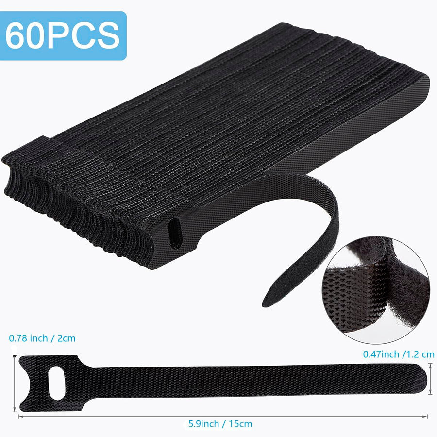 Nettbe Adjustable Cable Ties for Cord & Wire Management