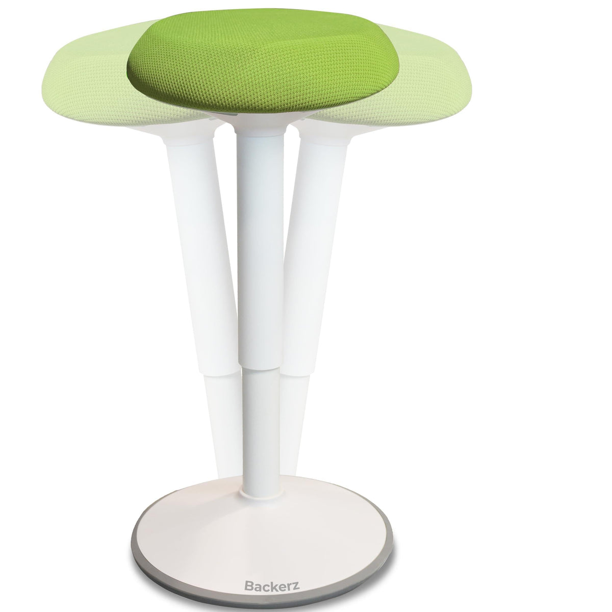 Backerz Standing Desk Stool Chair, Height Adjustable Stool for Office and Classroom, Swivel seat, Anti-Slip Bottom Ergonomic Wobble Stool with Rocking Motion