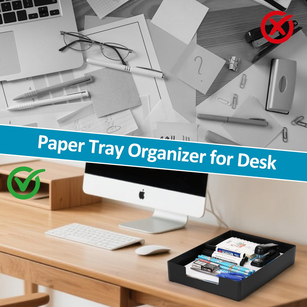 Stackable A4 Letter Tray Organizer for Office Desk