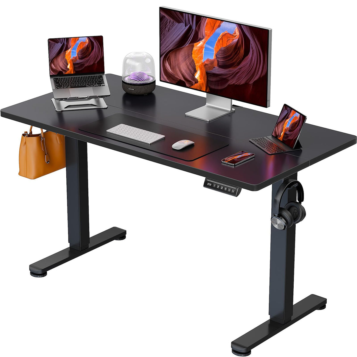 ErGear Height Adjustable Electric Standing Desk, Sit Stand up Desk, Memory Computer Home Office Desk