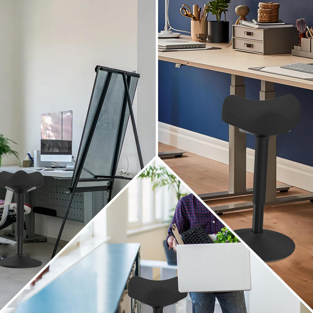 Yonsaeik Standing Stool, Adjustable Ergonomic Office Chair Standing Desk Chair